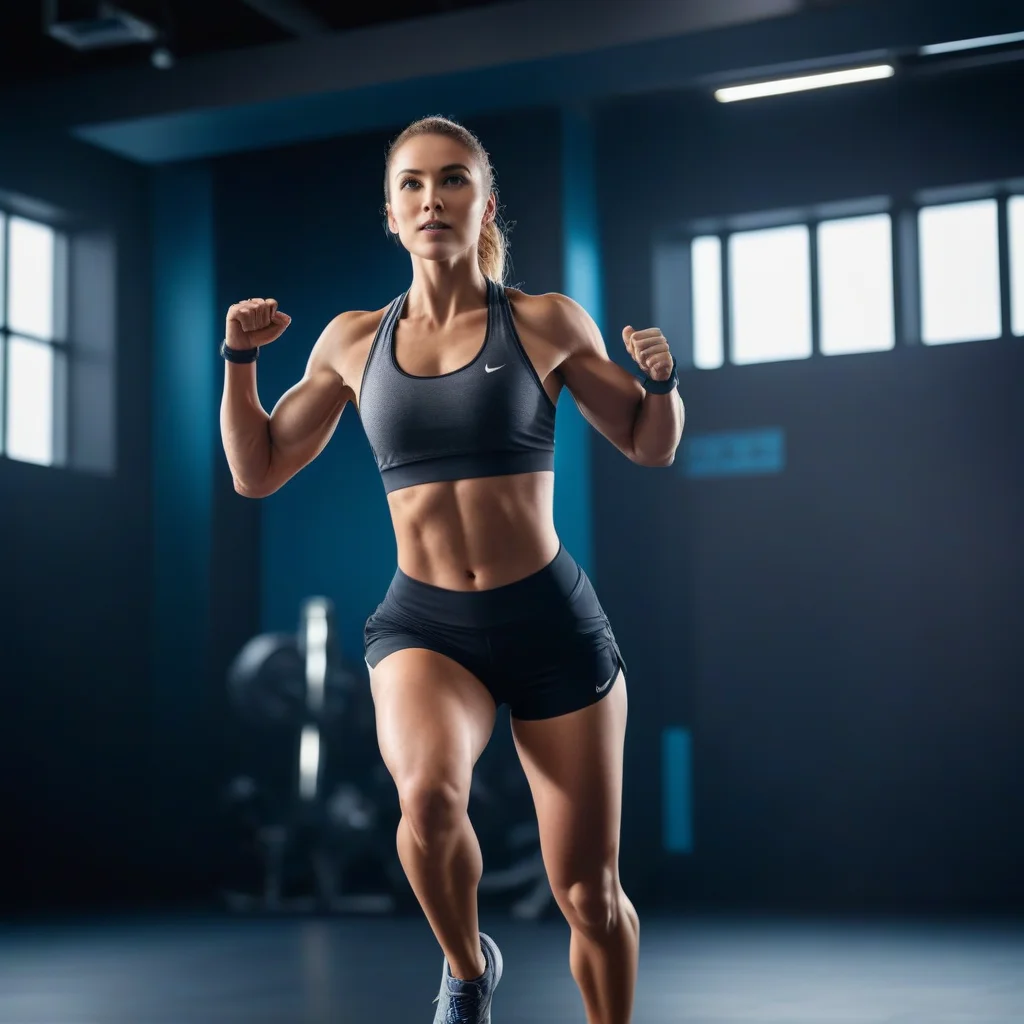 Creatividad publicitaria para app de fitness con IA