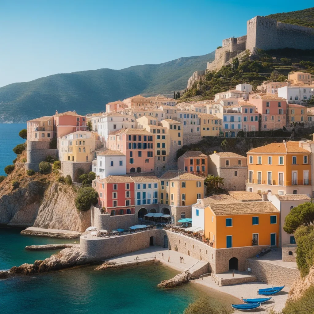 Ilustración de viaje generada con IA para blog