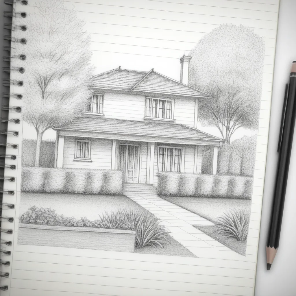 Boceto original a lápiz